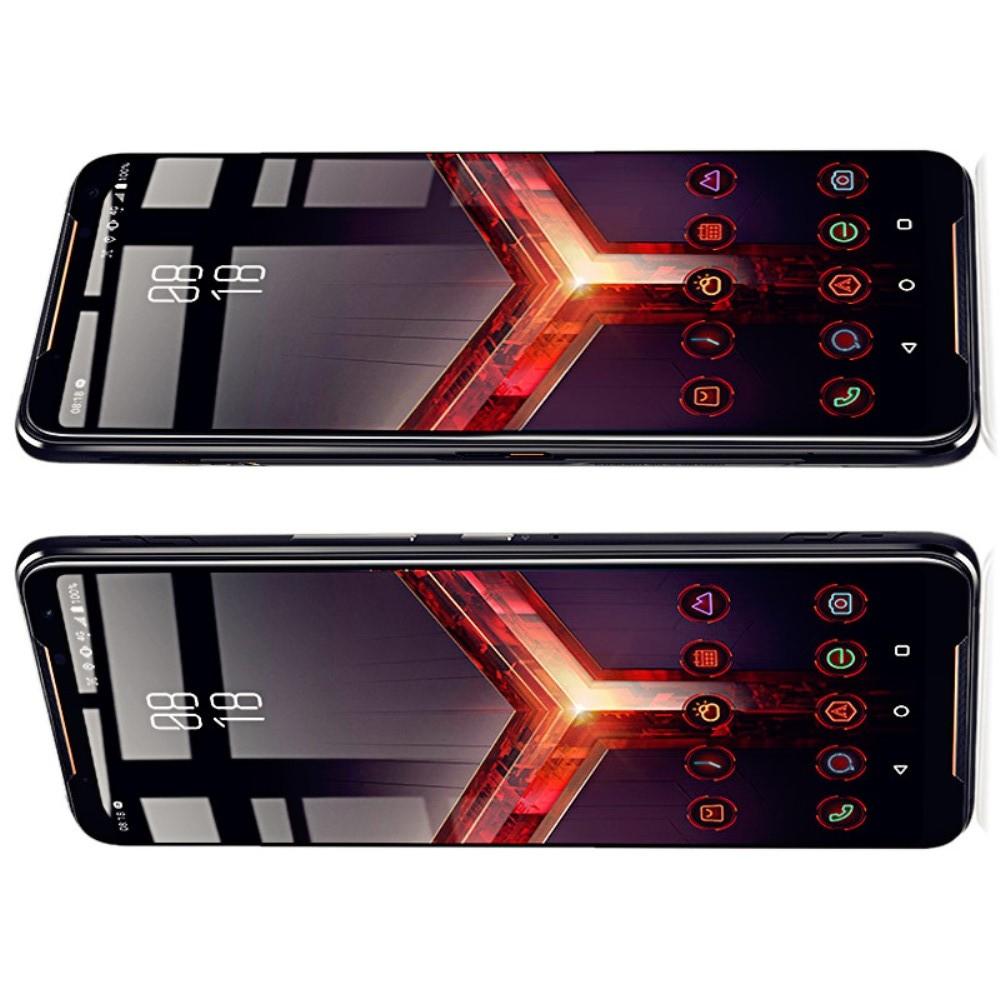 Закаленное Полноклеевое Full Glue Screen Cover IMAK Pro+ Стекло для Asus ROG Phone 2 Черное