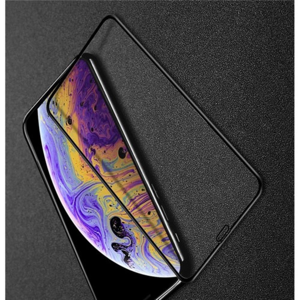 Закаленное Полноклеевое Full Glue Screen Cover IMAK Pro+ Стекло для iPhone XS Max Черное