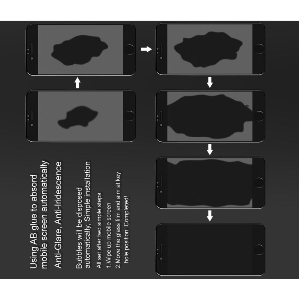 Закаленное Полноклеевое Full Glue Screen Cover IMAK Pro+ Стекло для Meizu 16X Черное
