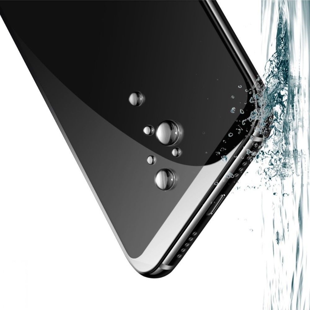 Закаленное Полноклеевое Full Glue Screen Cover IMAK Pro+ Стекло для Motorola Moto G9 Play / Moto E7 Plus Черное