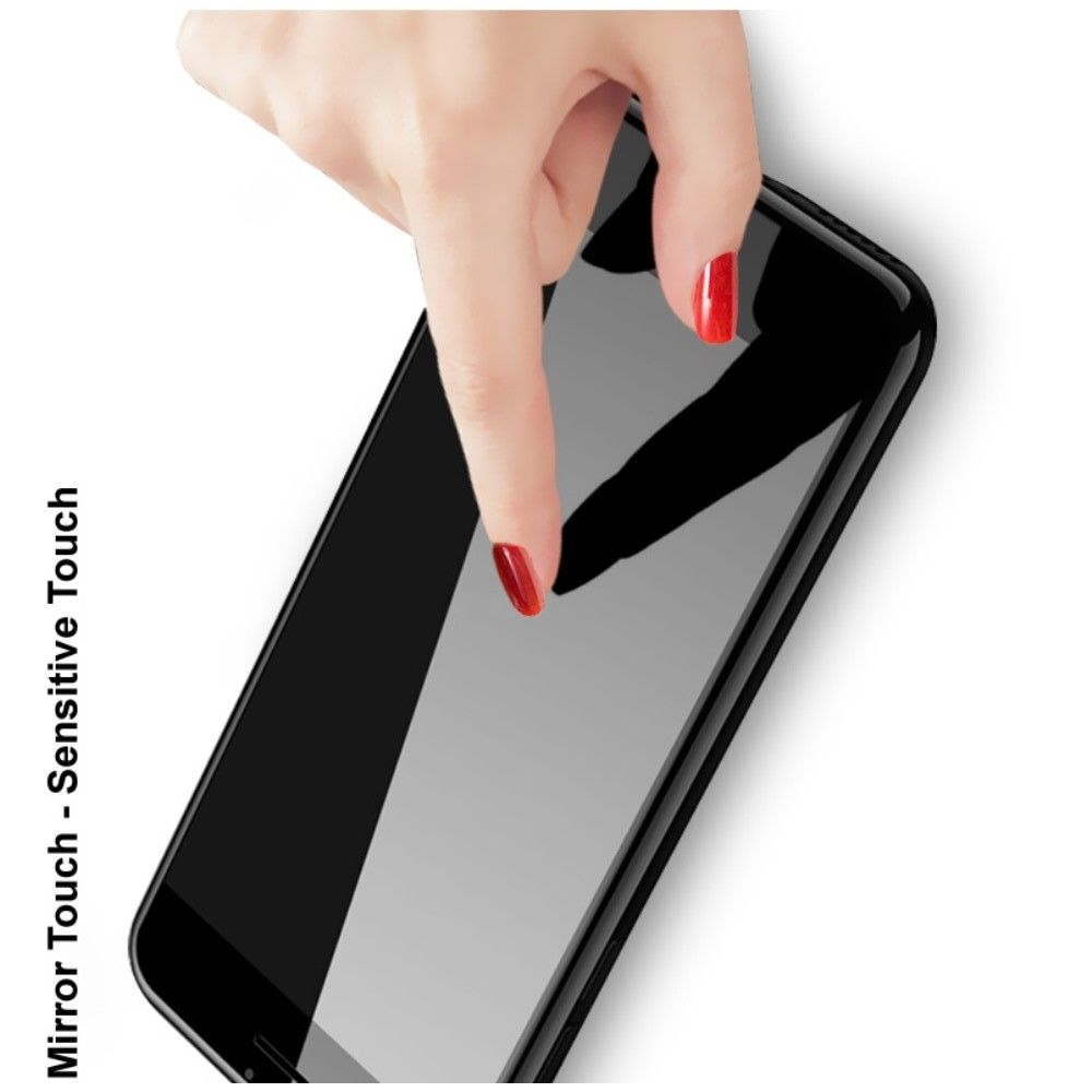 Закаленное Полноклеевое Full Glue Screen Cover IMAK Pro+ Стекло для Oppo A31 2020 Черное