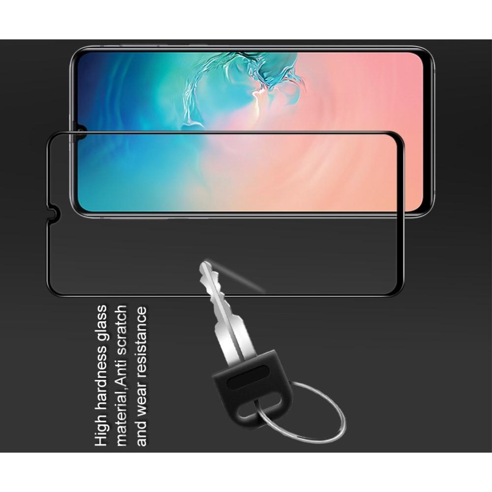 Закаленное Полноклеевое Full Glue Screen Cover IMAK Pro+ Стекло для Samsung Galaxy A40 Черное