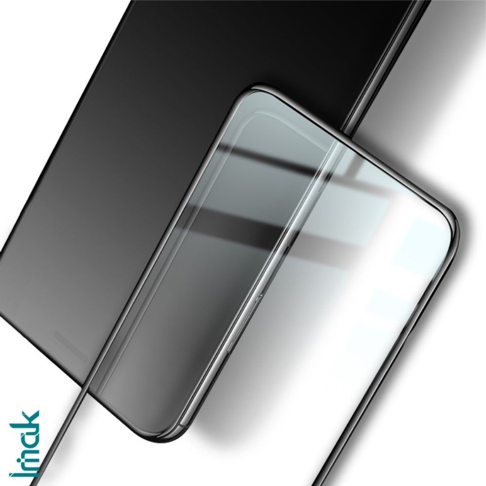 Закаленное Полноклеевое Full Glue Screen Cover IMAK Pro+ Стекло для Samsung Galaxy Note 20 Ultra Черное