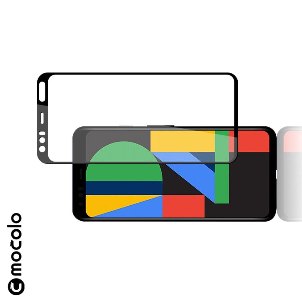 Закаленное Полный Охват Экрана MOCOLO Tempered Стекло для Google Pixel 4 Черное