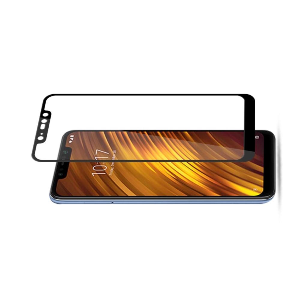 Закаленное Полный Охват Экрана MOCOLO Tempered Стекло для Xiaomi Pocophone F1 Черное