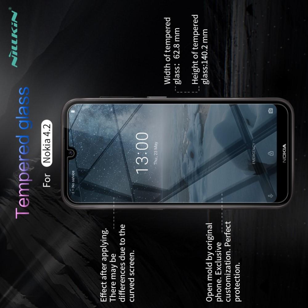 Закаленное Защитное Олеофобное NILLKIN H Прозрачное стекло на экран Nokia 4.2