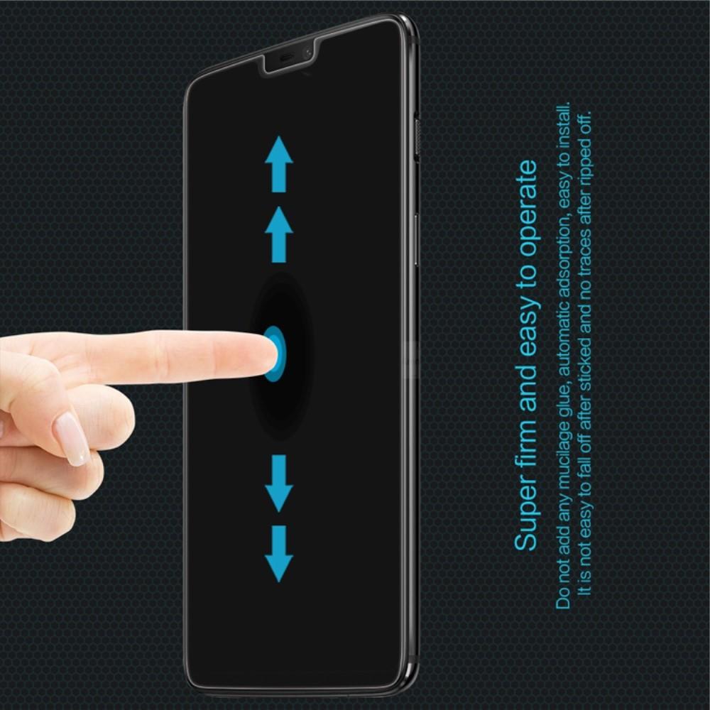 Закаленное Защитное Олеофобное NILLKIN H Прозрачное стекло на экран OnePlus 6