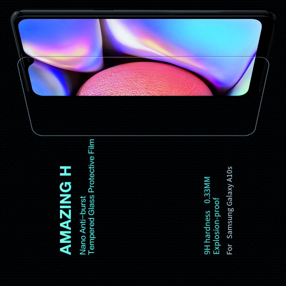 Закаленное Защитное Олеофобное NILLKIN H Прозрачное стекло на экран Samsung Galaxy A10s
