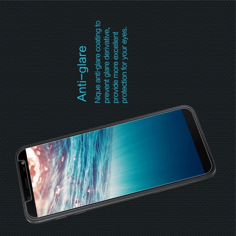 Закаленное Защитное Олеофобное NILLKIN H Прозрачное стекло на экран Samsung Galaxy J6 SM-J600