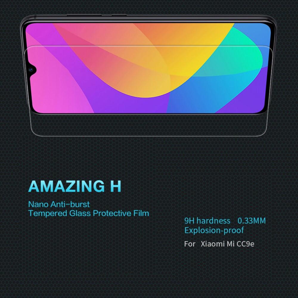 Закаленное Защитное Олеофобное NILLKIN H Прозрачное стекло на экран Xiaomi Mi A3