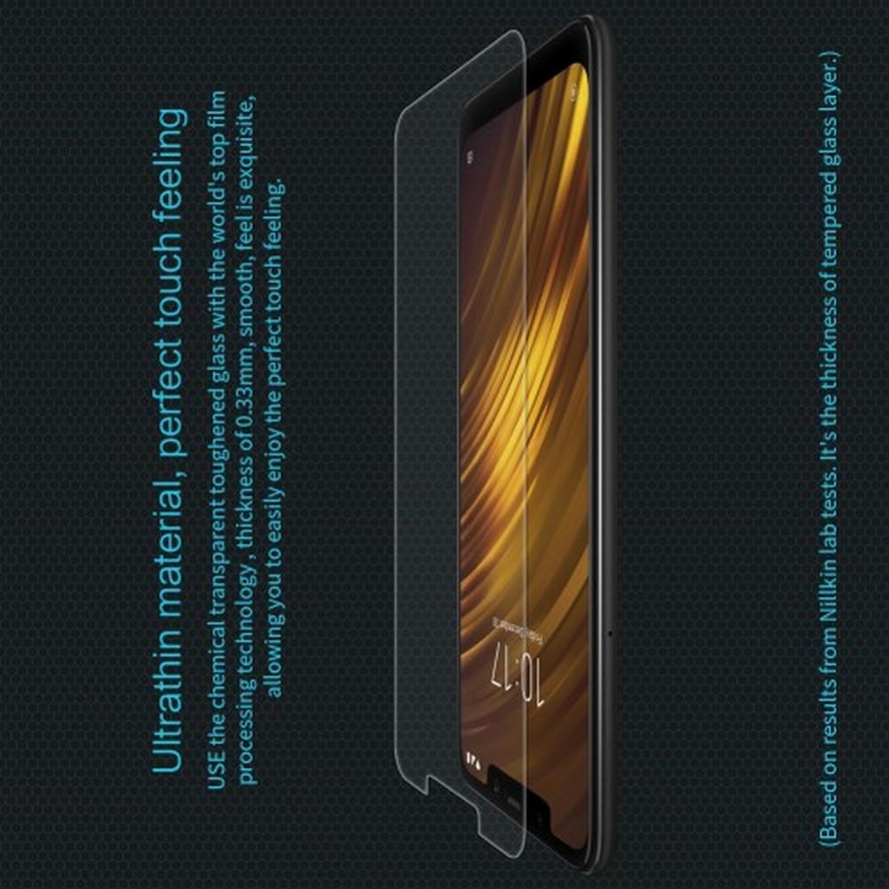Закаленное Защитное Олеофобное NILLKIN H Прозрачное стекло на экран Xiaomi Redmi Note 8 Pro