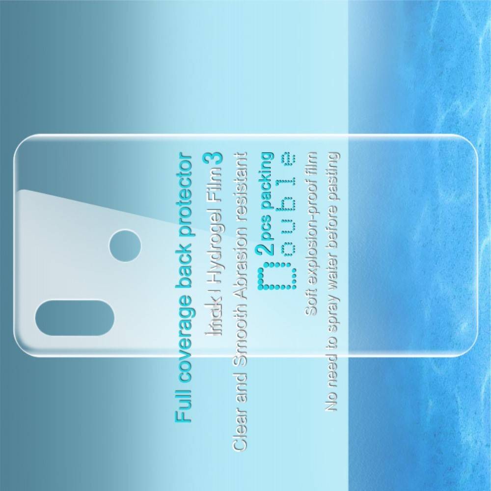 Защитная Гидрогель Full Screen Cover IMAK Hydrogel пленка на Заднюю Панель Xiaomi Mi 8