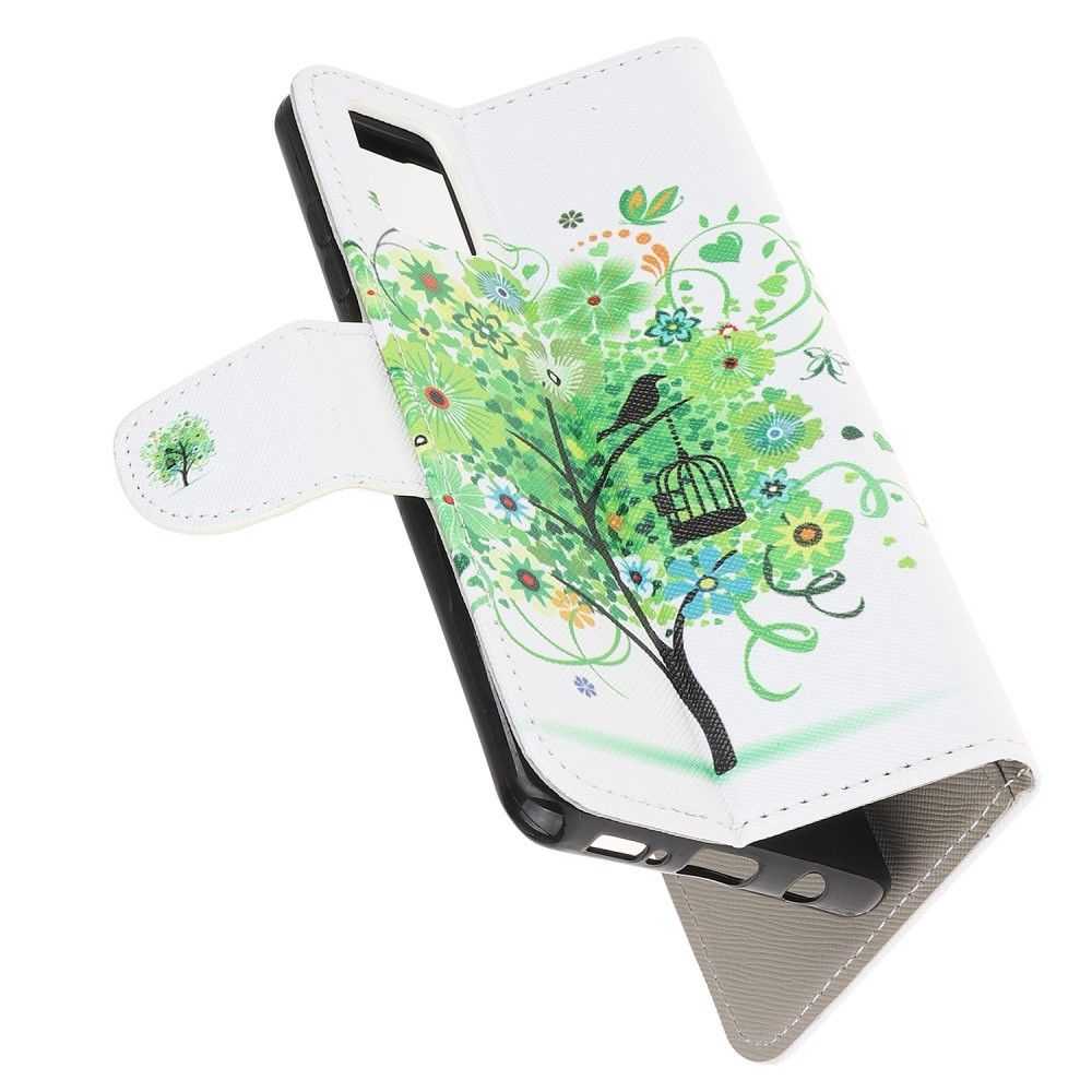 Защитный Флип Чехол для Samsung Galaxy S10 Lite в Виде Книжки с Рисунком Дерево