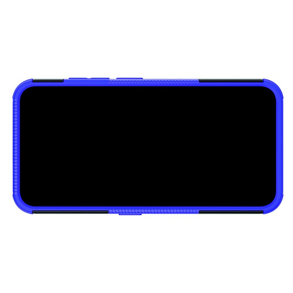 Защитный усиленный гибридный чехол противоударный с подставкой для Nokia 2.2 Фиолетовый