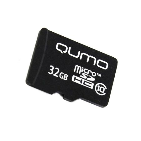 Карта памяти для телефона 32 Гб MicroSD Class 10 Qumo