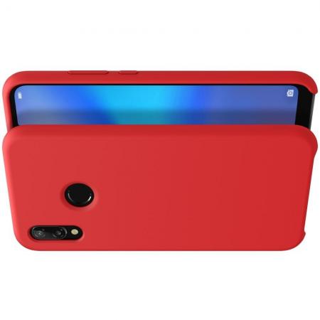 Мягкий матовый силиконовый бампер NILLKIN Flex чехол для Huawei P20 lite Красный