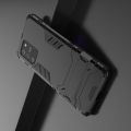 Защитный усиленный чехол противоударный с подставкой для Samsung Galaxy S10 Lite Черный