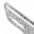 Блестящий силиконовый чехол с с металлизированными гранями для OnePlus 6 Серебряный