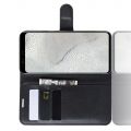 Боковая Чехол Книжка Кошелек с Футляром для Карт и Застежкой Магнитом для Google Pixel 4 XL Черный