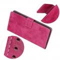 Боковая Чехол Книжка Кошелек с Футляром для Карт и Застежкой Магнитом для HTC Desire 19 Plus Розовый