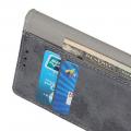 Боковая Чехол Книжка Кошелек с Футляром для Карт и Застежкой Магнитом для HTC Desire 19 Plus Серый