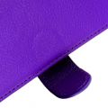 Боковая Чехол Книжка Кошелек с Футляром для Карт и Застежкой Магнитом для LG K30 2019 Фиолетовый