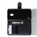 Боковая Чехол Книжка Кошелек с Футляром для Карт и Застежкой Магнитом для Nokia 2.2 Черный