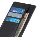 Боковая Чехол Книжка Кошелек с Футляром для Карт и Застежкой Магнитом для Nokia 2.3 Черный