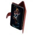 Боковая Чехол Книжка Кошелек с Футляром для Карт и Застежкой Магнитом для Samsung Galaxy A31 Коричневый