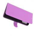 Боковая Чехол Книжка Кошелек с Футляром для Карт и Застежкой Магнитом для Samsung Galaxy A32 Фиолетовый