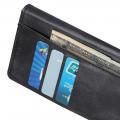 Боковая Чехол Книжка Кошелек с Футляром для Карт и Застежкой Магнитом для Samsung Galaxy A40 Черный