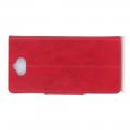 Боковая Чехол Книжка Кошелек с Футляром для Карт и Застежкой Магнитом для Sony Xperia 10 Plus Красный