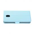 Боковая Чехол Книжка Кошелек с Футляром для Карт и Застежкой Магнитом для Xiaomi Redmi 8A Синий