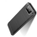 Carbon Fibre Силиконовый матовый бампер чехол для Asus Zenfone 7 ZS670KS Черный