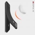 Carbon Fibre Силиконовый матовый бампер чехол для Asus Zenfone Max M2 ZB633KL Серый