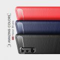 Carbon Fibre Силиконовый матовый бампер чехол для Huawei Honor 30 Pro Красный