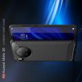 Carbon Fibre Силиконовый матовый бампер чехол для Huawei Mate 30 Синий