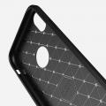 Carbon Fibre Силиконовый матовый бампер чехол для iPhone XR Красный