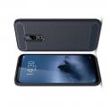 Carbon Fibre Силиконовый матовый бампер чехол для Meizu 16 Plus Синий