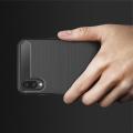 Carbon Fibre Силиконовый матовый бампер чехол для Meizu E3 Черный