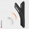 Carbon Fibre Силиконовый матовый бампер чехол для OnePlus 6 Коралловый