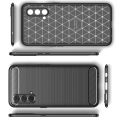 Carbon Fibre Силиконовый матовый бампер чехол для OnePlus Nord CE 5G Синий