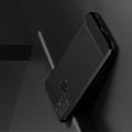Carbon Fibre Силиконовый матовый бампер чехол для OnePlus NORD N100 Черный