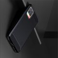Carbon Fibre Силиконовый матовый бампер чехол для Realme 8 / 8 Pro Черный