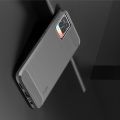 Carbon Fibre Силиконовый матовый бампер чехол для Realme 8 / 8 Pro Синий