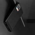 Carbon Fibre Силиконовый матовый бампер чехол для Realme 8 / 8 Pro Черный
