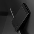 Carbon Fibre Силиконовый матовый бампер чехол для Samsung Galaxy A02s Черный