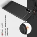 Carbon Fibre Силиконовый матовый бампер чехол для Samsung Galaxy Note 10 Коралловый