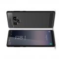 Carbon Fibre Силиконовый матовый бампер чехол для Samsung Galaxy Note 9 Черный
