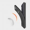 Carbon Fibre Силиконовый матовый бампер чехол для Xiaomi Mi 8 Lite Черный